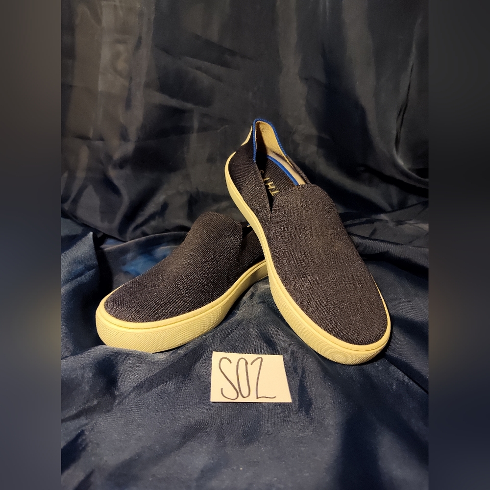 Navy Blue Rothys Slip On Loafers